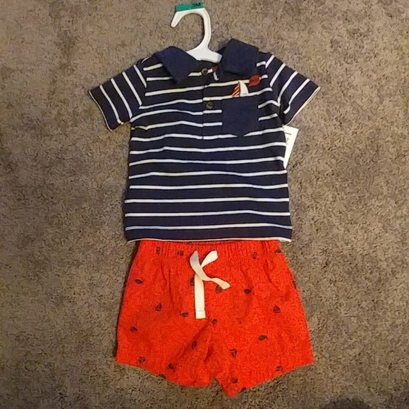 infant boy short sets